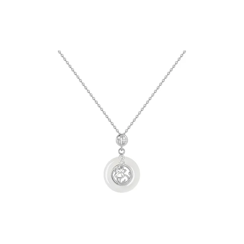 Asia Star Chalcedony Necklaces Unisex-2