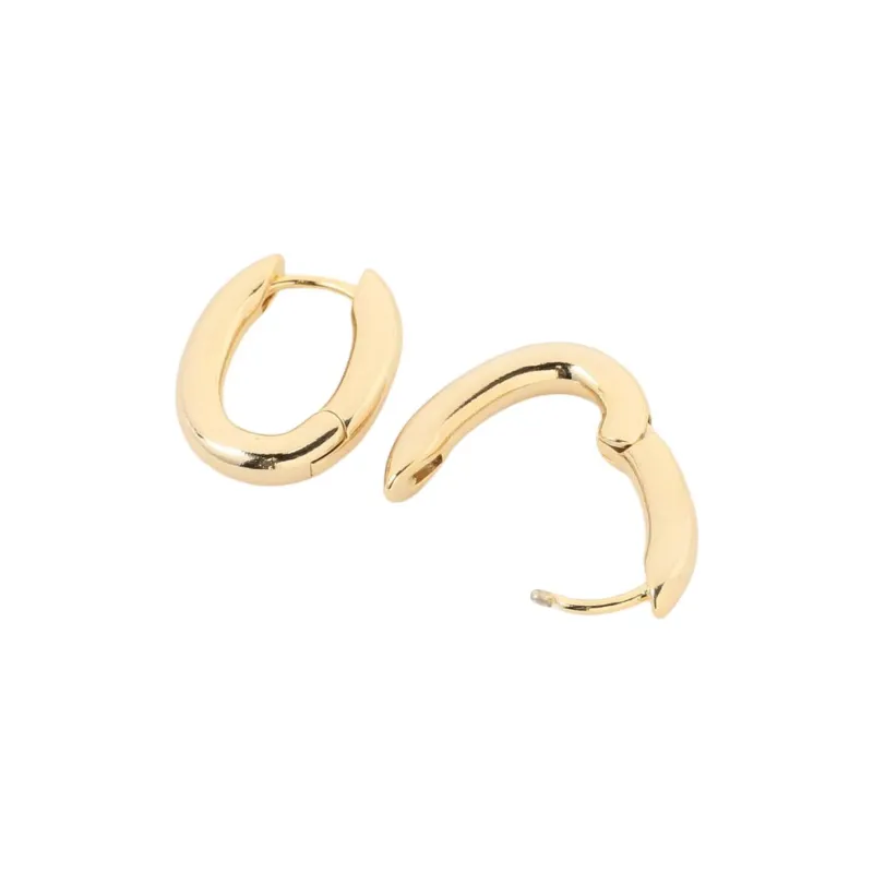 Beams Brass Earrings Women's Silver/Gold-3