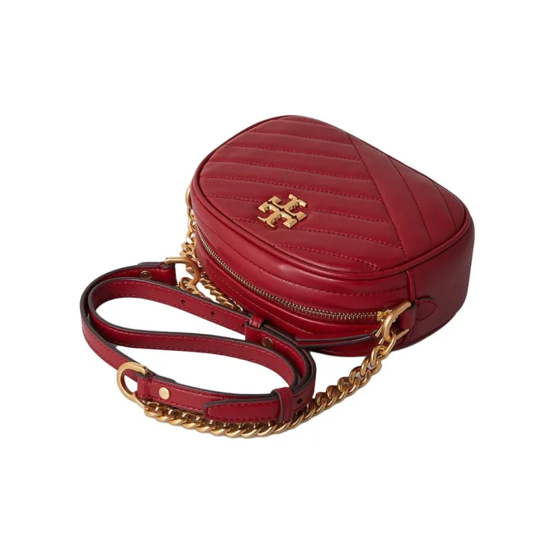 TORY BURCH Kira Lambskin Camera Bag, Shoulder Bag, Crossbody Bag Trumpets Women's True Red-3