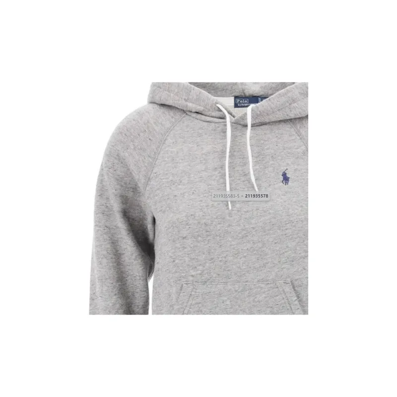 Polo Ralph Lauren Logo Embroidered Drawstring Hoodie-1