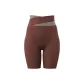 Peach Multicolor Knee-Length Pants-Caramel