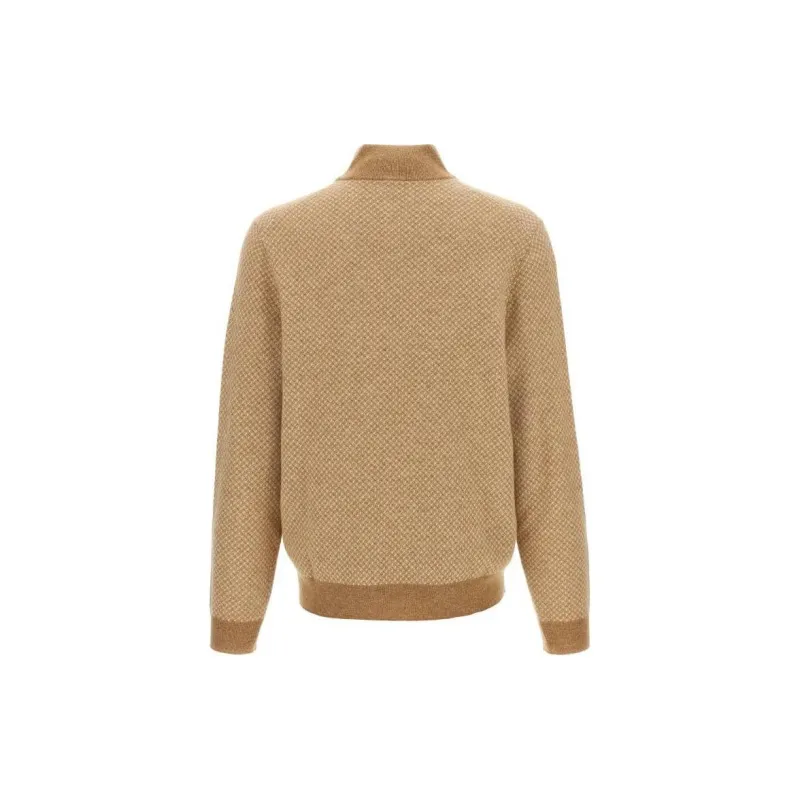 HUGO BOSS Eltorino Half Zip Knitted Jumper-1