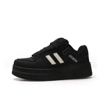 STUR YSN Wear resistant And Lightweight Low Top Skateboard Shoes Unisex Black