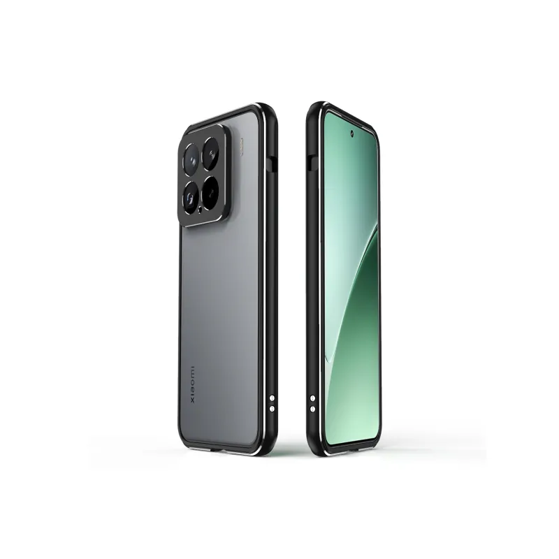 ZHUOJI Metal Frame+Lens Cap Material Phone Cases Compatible With Xiaomi 15 PRO-2