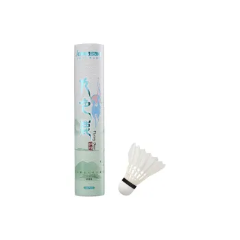 Kawasaki Goose Feather Shuttlecock 10 Pack Goose Feather Outdoor Shuttlecocks