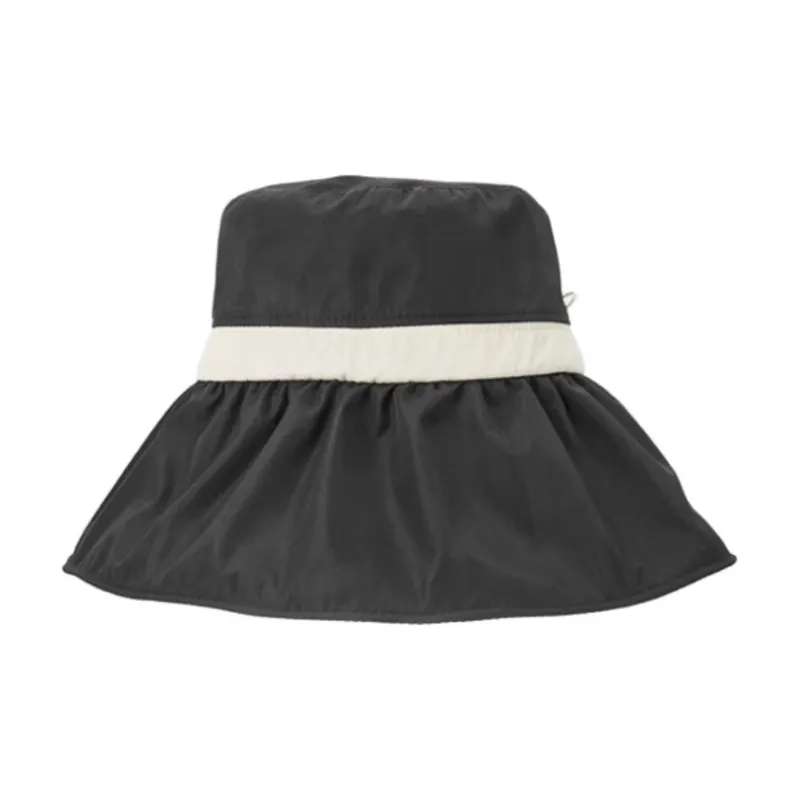 Hotwind Polyester Cotton Sun Protection Hats Women's Beige/Black-3