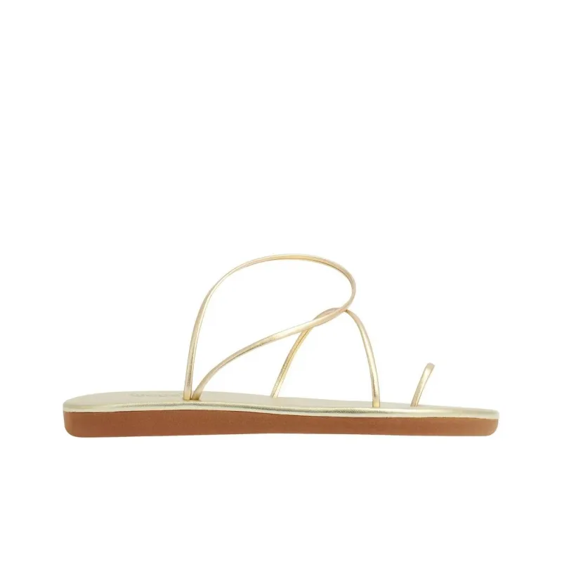 ANCIENT GREEK SANDALS Kansiz Strap Sandals Women's White Gold-1