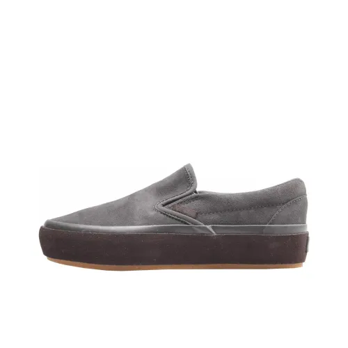 Slip On Classic Vans Platform 'Suede Outsole Asphalt'