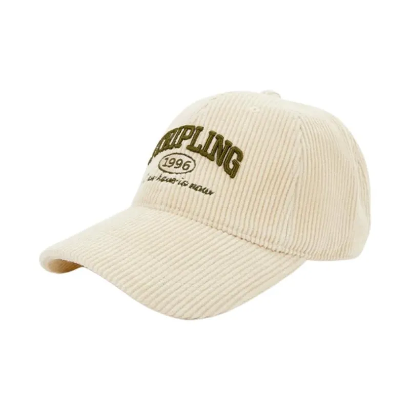 Hotwind Cotton, Viscose, Polyester Baseball Caps Women's Beige/Navy Blue-0