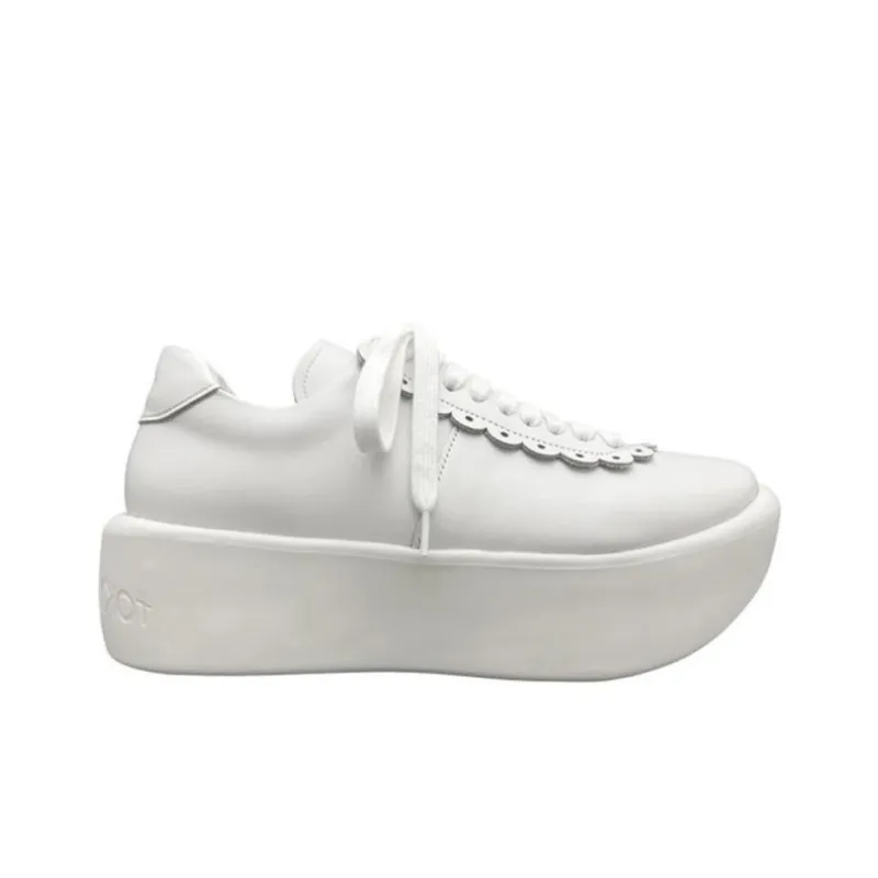 Tokyo Bopper Low-Top Skateboard Shoes 5cm Women's White-1