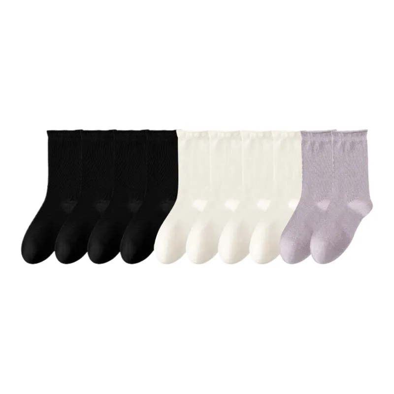 Lan Miao Mid Calf Socks Women's 10 Pack-4