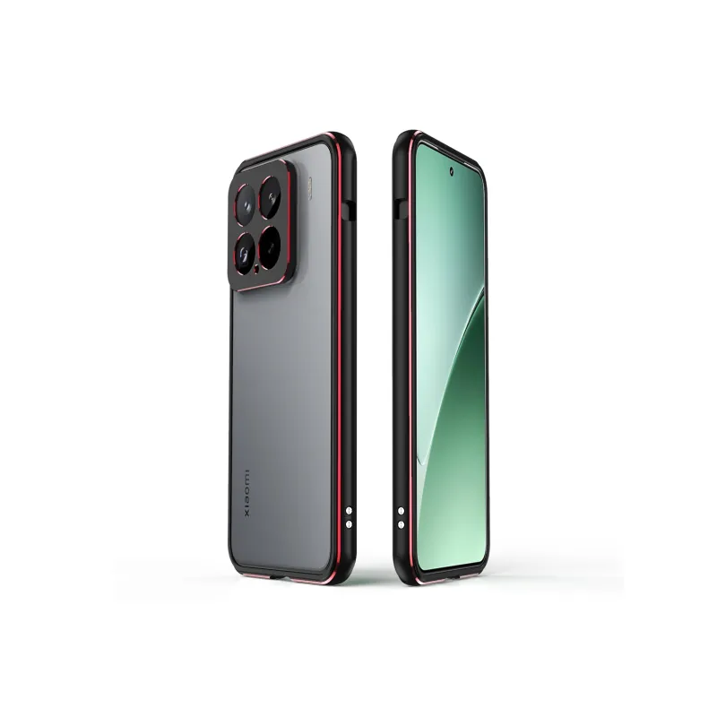 ZHUOJI Metal Frame+Lens Cap Material Phone Cases Compatible With Xiaomi 15 PRO-0