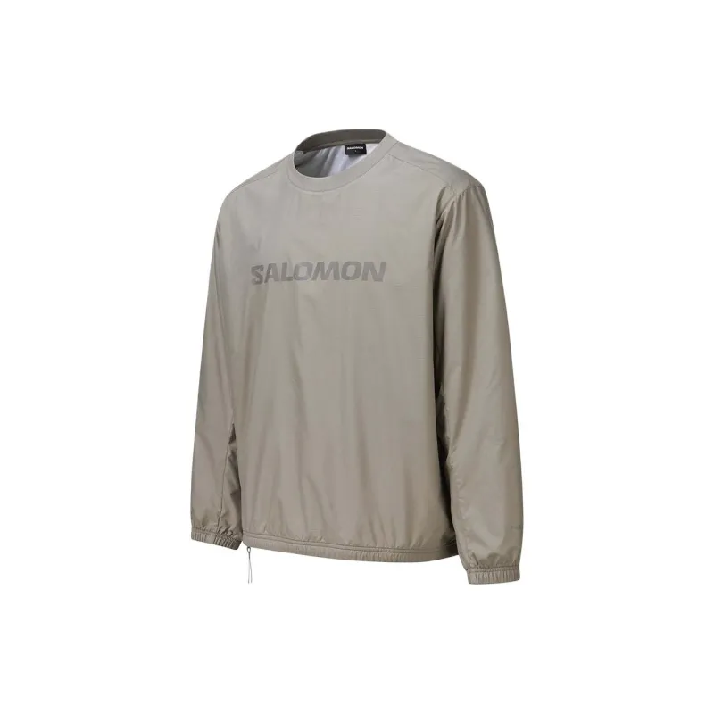 SALOMON Sweatshirt Men's Sand Earth Tone-2