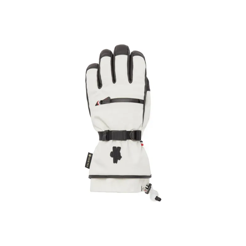 Moncler Polyamide Gloves Men's White-0