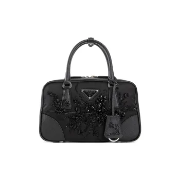 PRADA Nylon Shoulder Bag, Crossbody Bag, Handbag Women's Black