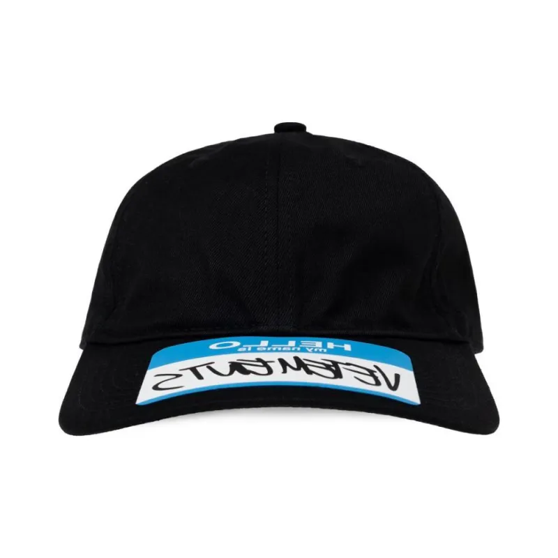 Vetements Logo Detailed Baseball Cap-1