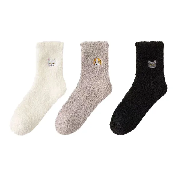 Caramella Mid Calf Socks Women's 3 Pack-4