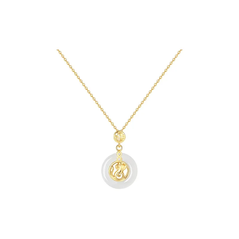 Asia Star Chalcedony Necklaces Unisex-1