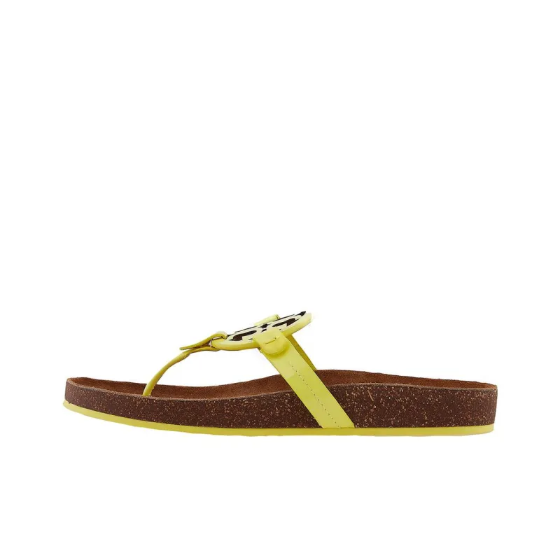 TORY BURCH Miller Flip Flops Women's Lemon-0