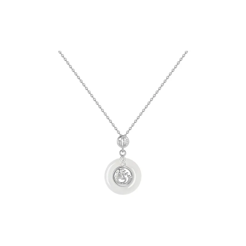 Asia Star Chalcedony Necklaces Unisex-21