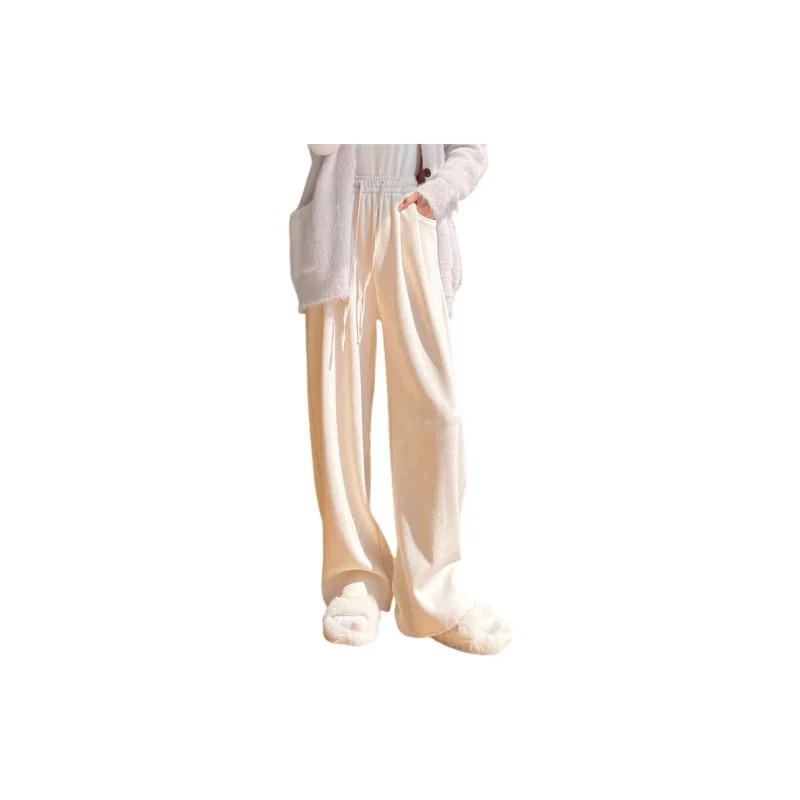 Ya Sheep People Casual Pants Women's Ecru-15