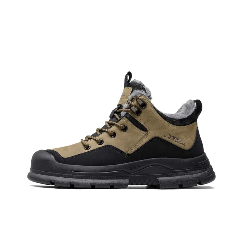 G.N.SHIJIA Wear Resistant Lightweight Height Increasing Coverage Low Top Casual Shoes Men's-11