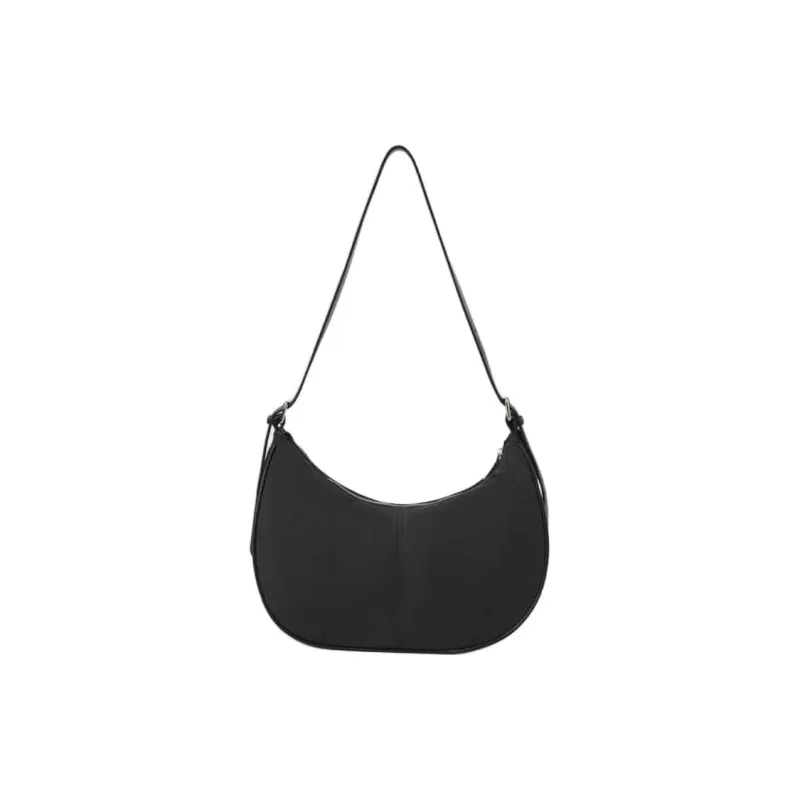GXG Polyamide Crescent Bag Handbag, Shoulder Bag Medium Size Men's Black-3