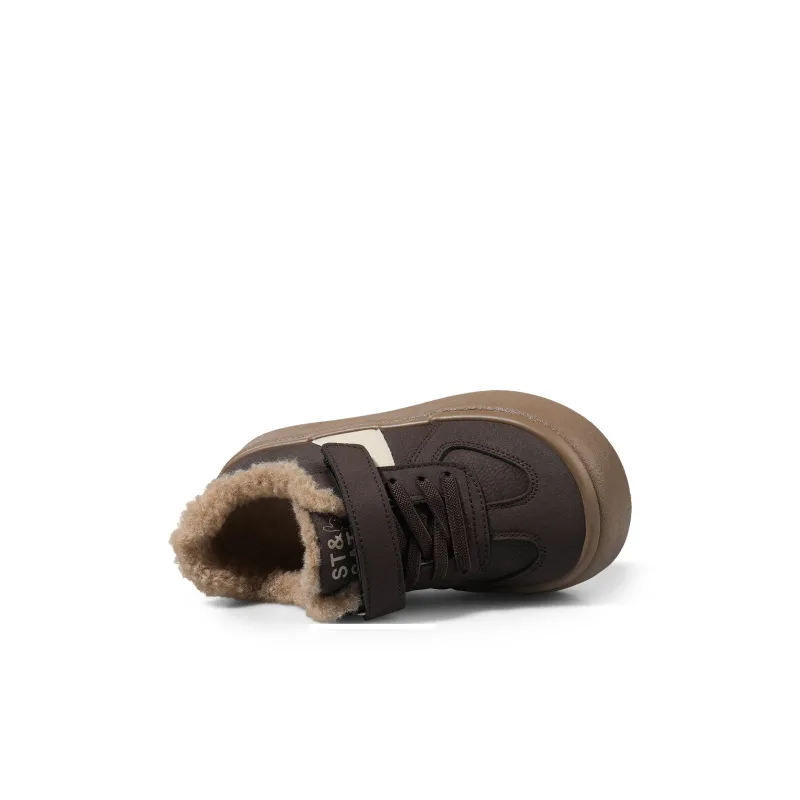 ST&SAT Slip Resistant Anti Kick Warm Low Top Kids' Skateboarding Shoes Kids'-5