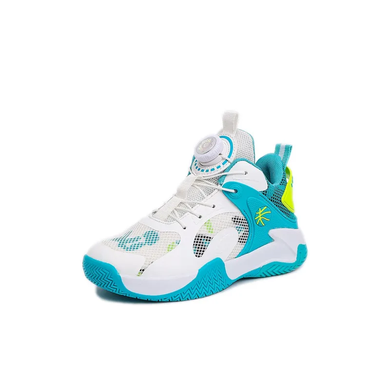 Wooden Rabbit Anti Slip Wear Resistant Breathable Lightweight Cushioning Children's Basketball Shoes Kids'-9