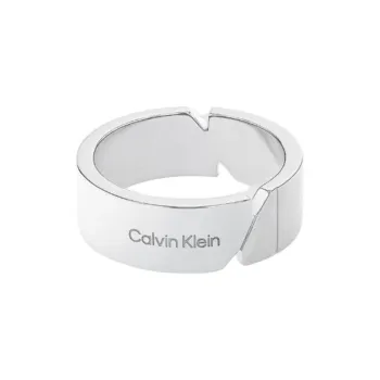 CALVIN KLEIN Stainless Steel Rings Men's Silver