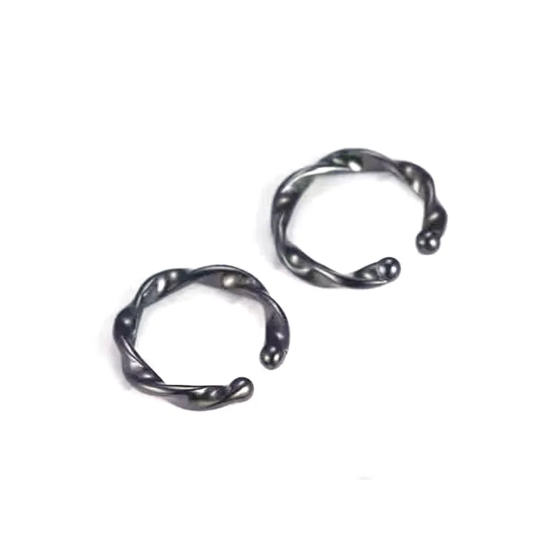 MIDNIGHT MOMENT Alloy Clip On Earrings Unisex-4