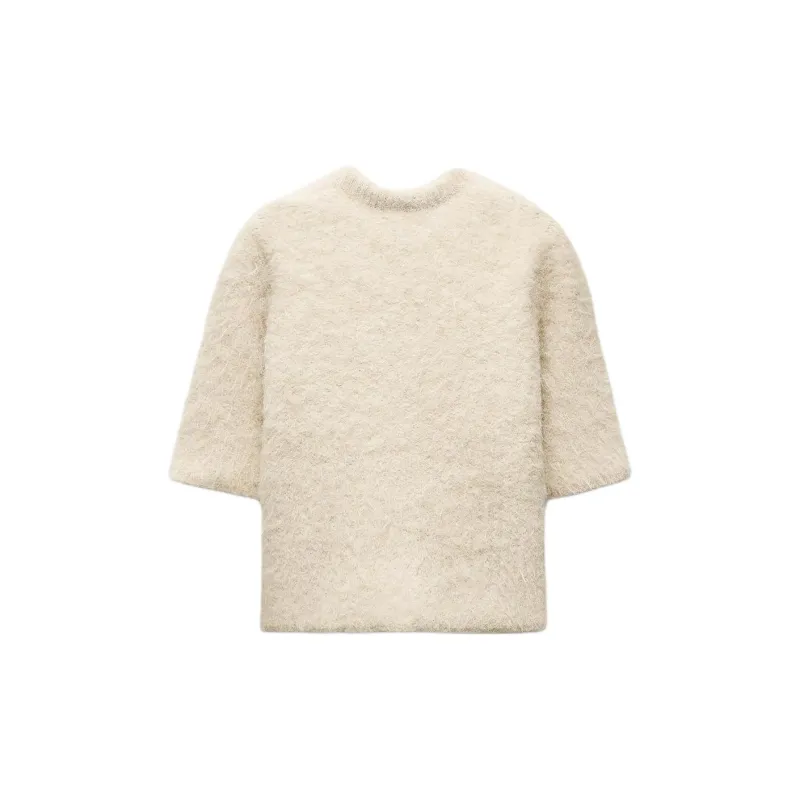 ZARA Sweaters Women's Ecru-1