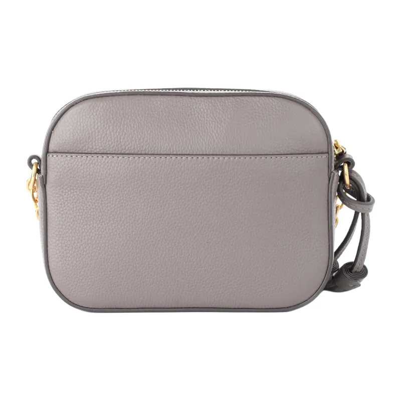 TORY BURCH McGraw Cow Leather Camera Bag, Crossbody Bag, Shoulder Bag Women's Dark Gray-3