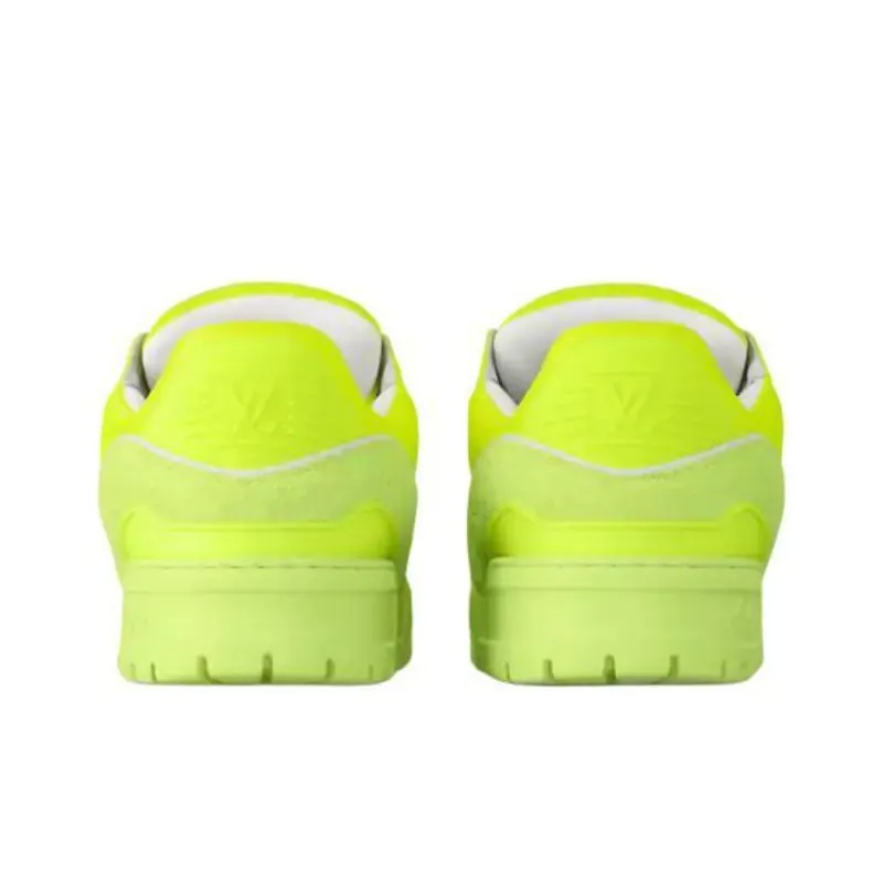 LOUIS VUITTON Trainer Maxi 2025 Spring Men's Collection Low-Top Skateboard Shoes Men's Green-4
