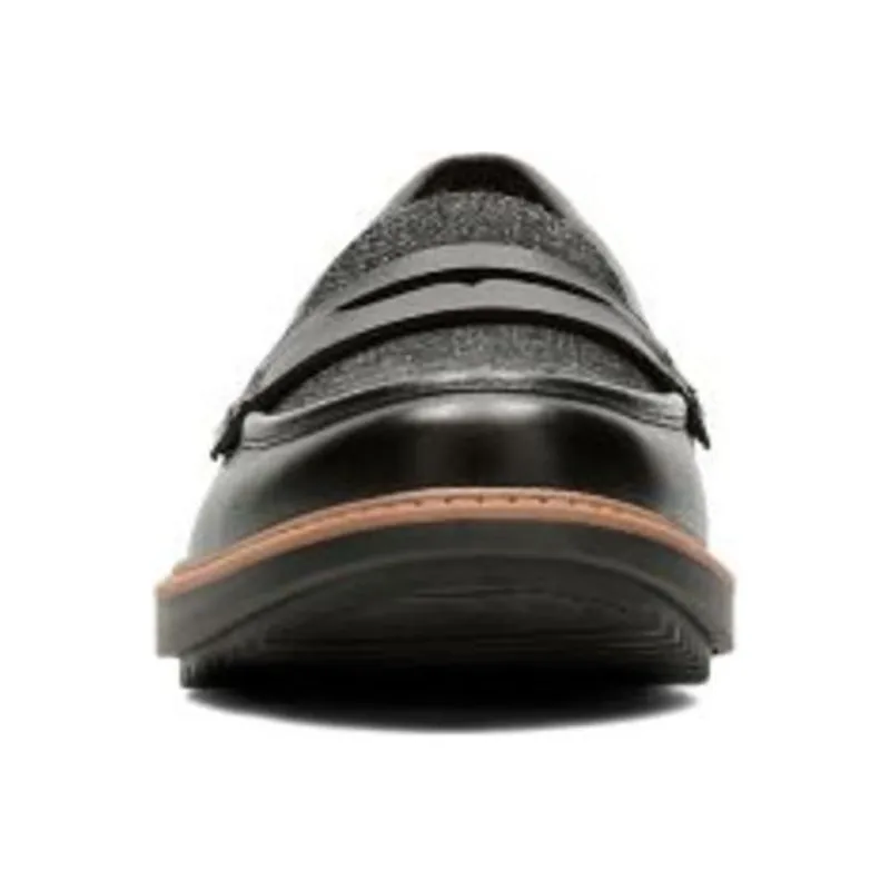 Clarks Raisie Eletta Loafers Women's Black-3