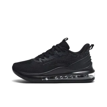BIANSULONG Running Shoes Men Low Top Black Gray