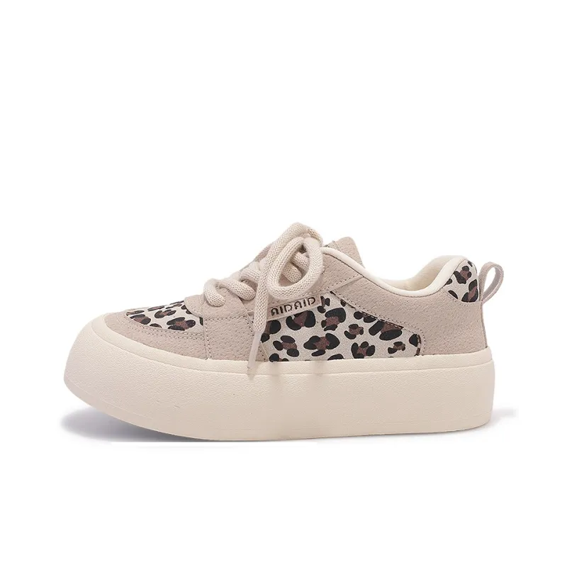 Shen Linsen Slip Resistant Waterproof Cushioning Low Top Skateboard Shoes Women's Dark Beige-0