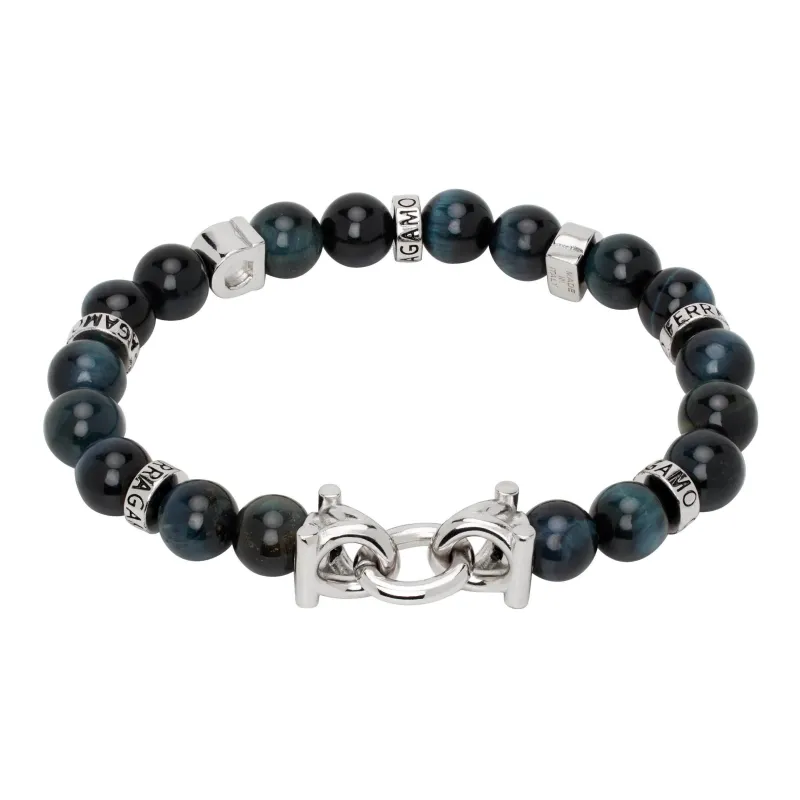 Ferragamo Semi-precious Stone And Gancini Bracelet-0