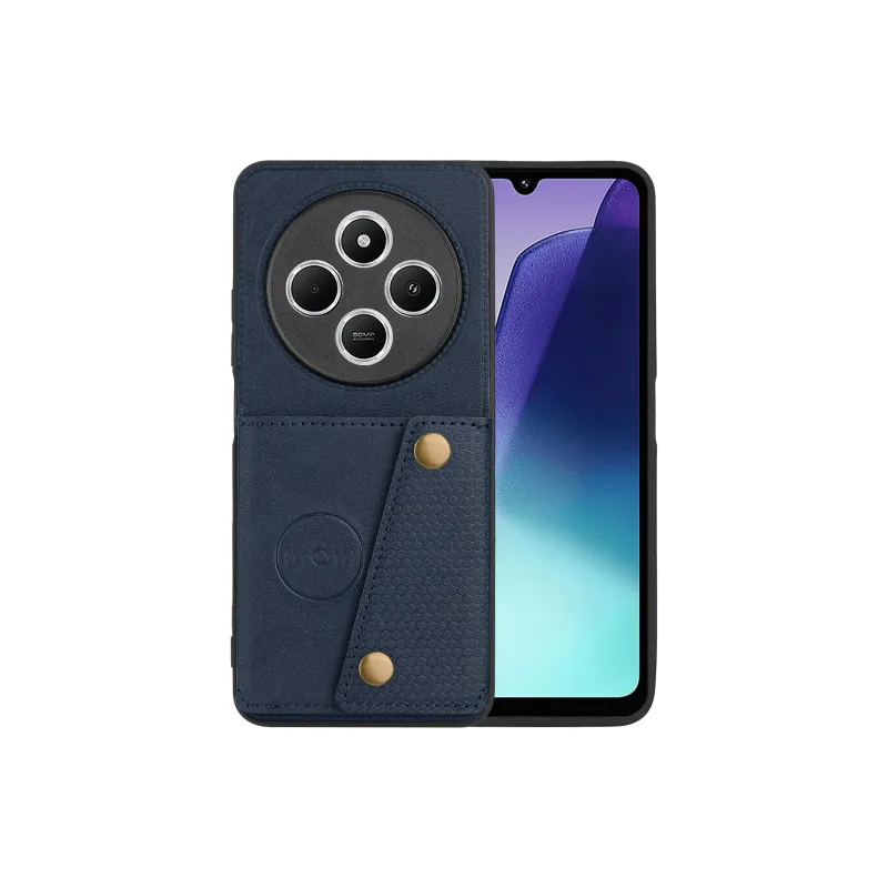 ZHUOJI Double Buckle Card Wallet Material Phone Cases Compatibility Redmi Note 14/Redmi Note 14 Pro+/Note 14 Pro-5