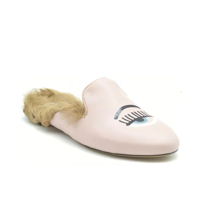 CHIARA FERRAGNI Wrap-toe Slippers Women's Pink-2