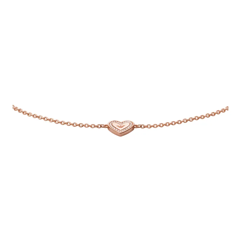 EMPORIO ARMANI 925 Sterling Silver Bracelets Women's Rose Gold-1