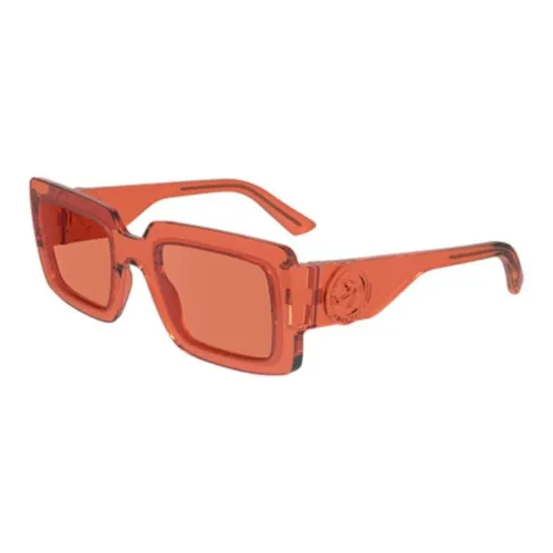 LONGCHAMP Bio Injection-Molded Rectangular Sunglasses Women's Orange