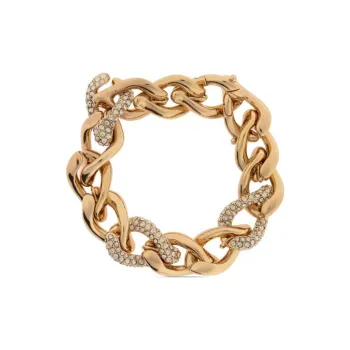 TORY BURCH Embellished Chained Bracelet