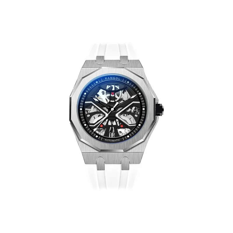 KANGOL Automatic Mechanical Movement Watch Men's Watches Cut-Out Dial-9