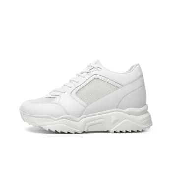 He Jinchang Low Top Casual Shoes Men's Vibrant White