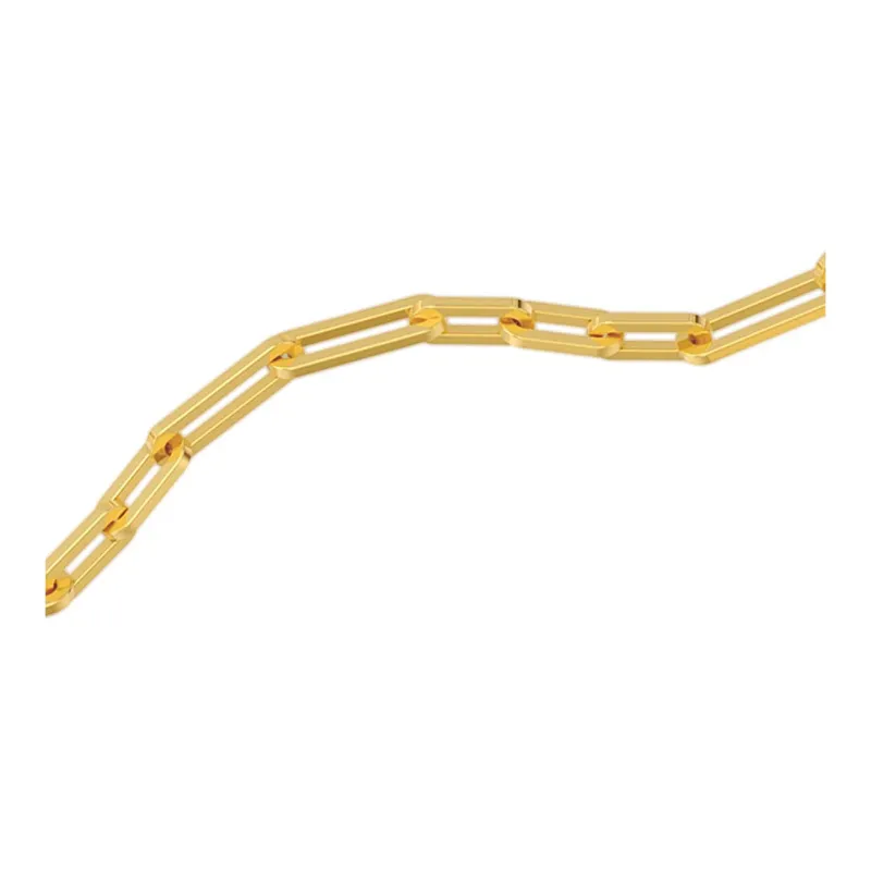 Mistova JEWELRY Eco Friendly Gold Plated Copper Chain Ring Bracelet Unisex-2