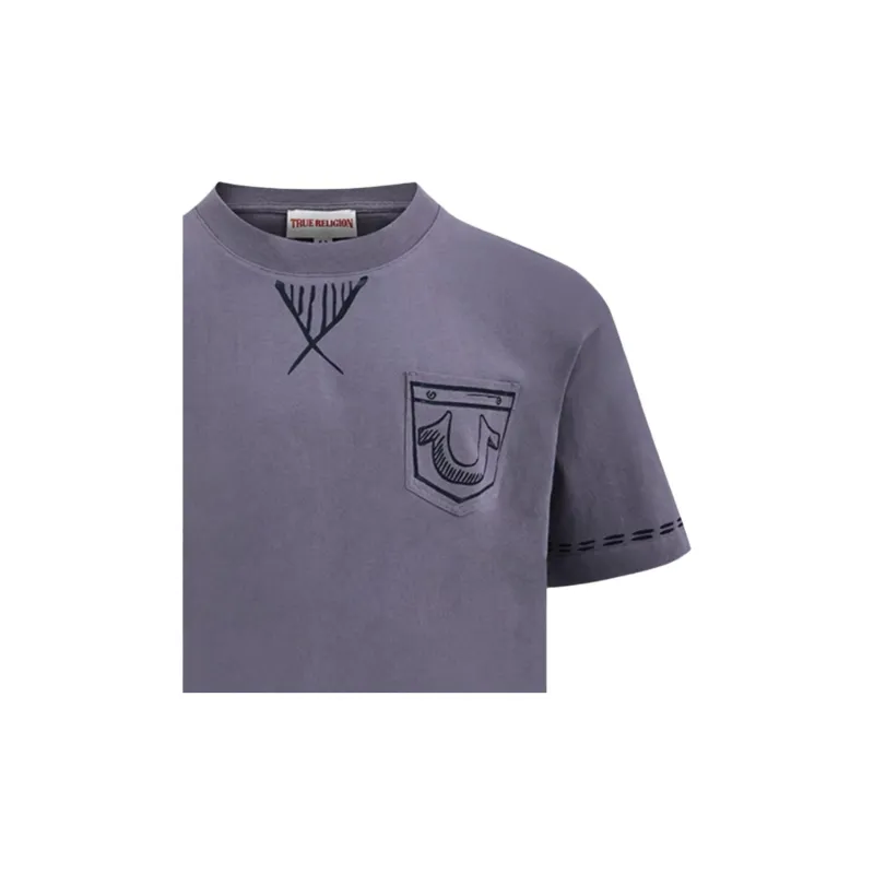 TRUE RELIGION SS24 T-Shirt Unisex Gray-2