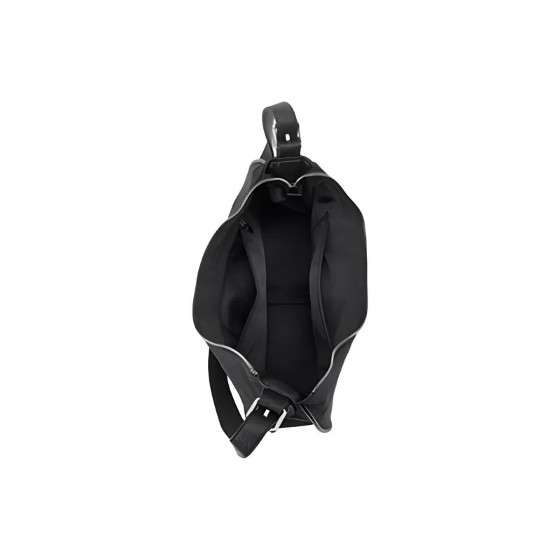 GXG Polyamide Crescent Bag Handbag, Shoulder Bag Medium Size Men's Black-5