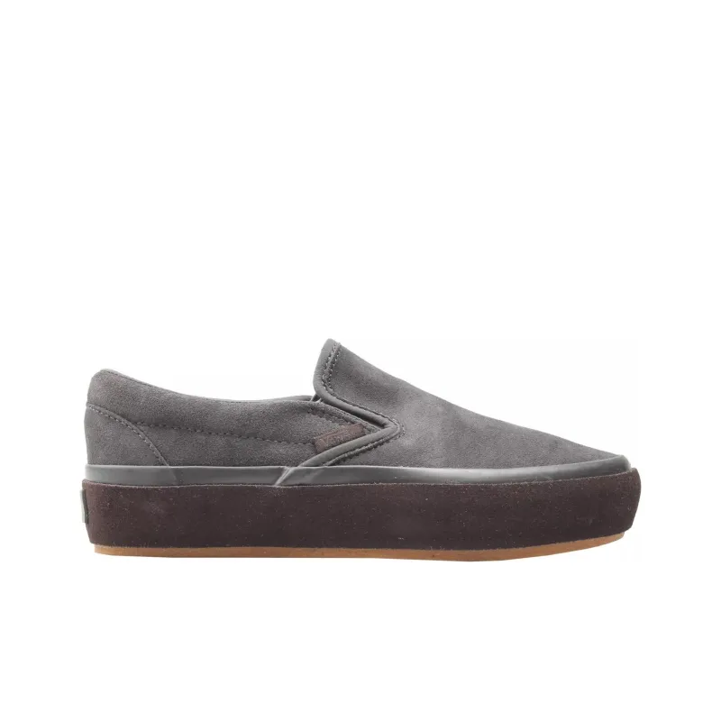 Vans Classic Slip On Platform 'Suede Outsole Asphalt'-1