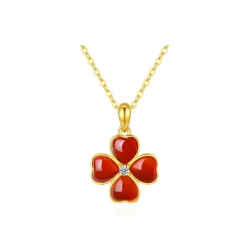 FUSSEM Jade Necklaces Women's